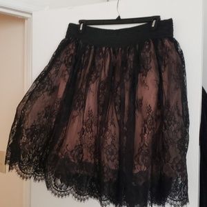Beautiful lace black skirt for any occasion